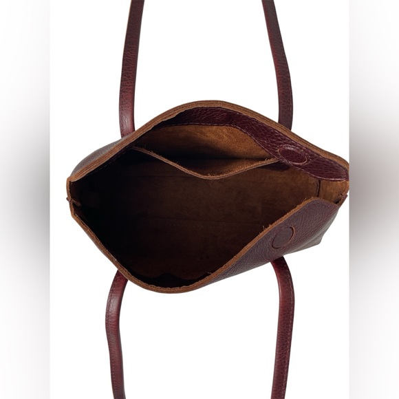 Portland Leather Goods AMELIE SHOULDER BAG Nutmeg Pebbled Leather - Picture 8 of 11